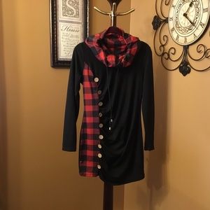 Li Dress Black & Plaid dress